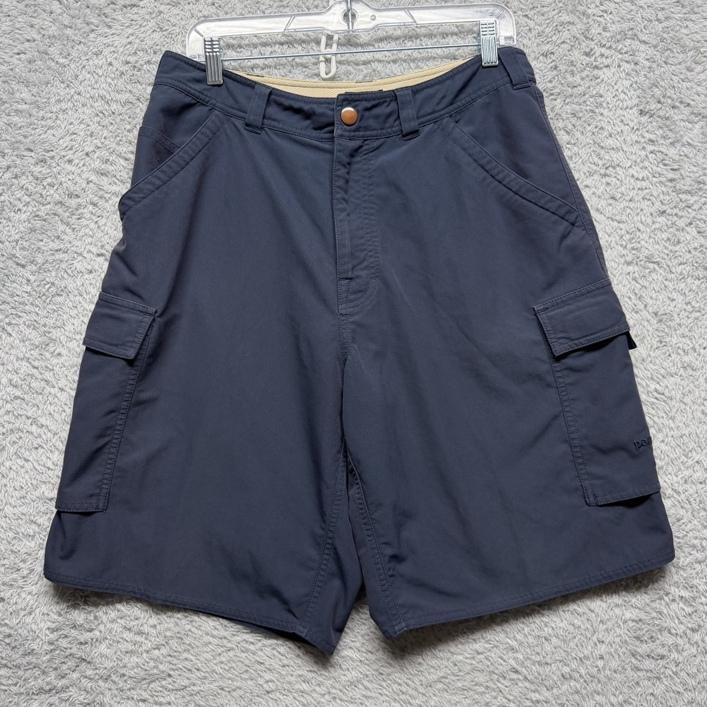 Patagonia Cargo Shorts Mens 32 Navy Blue Utility 10" Inseam Casual Hiking